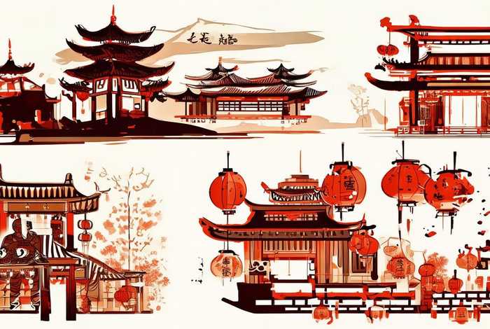 中国历史故事及图片简笔画；中国历史故事及图片简笔画大全