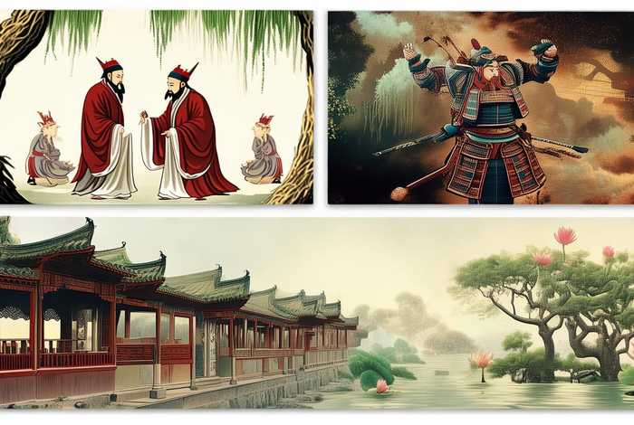 中国历史故事简洁三个故事 - 中国历史故事简洁三个故事概括
