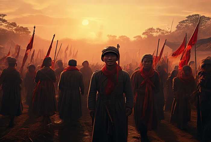 中国历史红色文化故事100字，中国历史红色文化故事100字左右