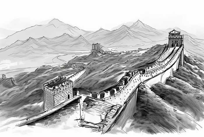 中国历史故事长城图片,中国历史故事长城图片简笔画 中国历史故事长城图片,中国历史故事长城图片简笔画