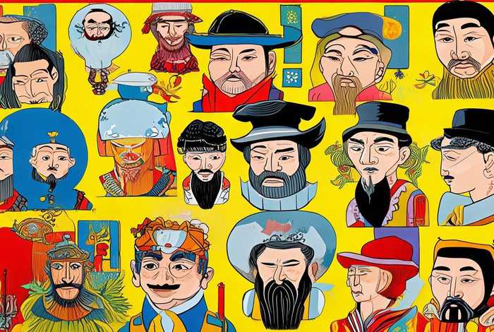 中国历史人物画手抄报;中国历史人物简笔画手抄报 中国历史人物画手抄报;中国历史人物简笔画手抄报