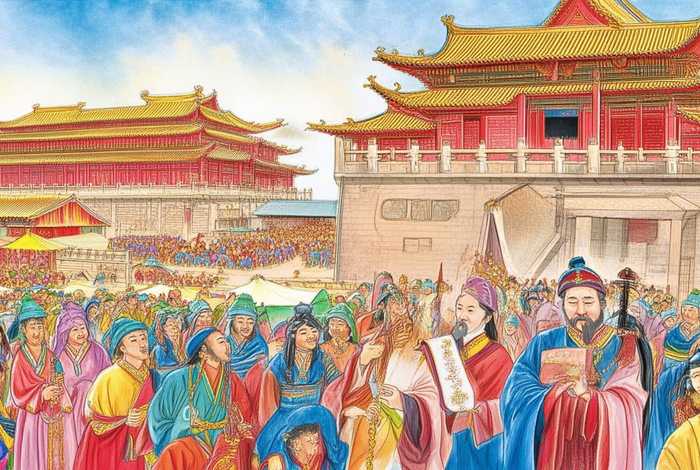 中国历史故事彩色插图图片（中国历史故事彩色插图图片素材）