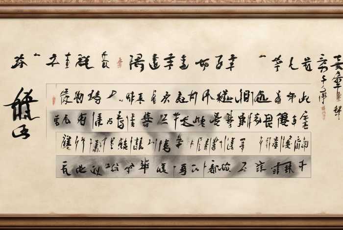 中国历史故事书法作品图片（中国历史故事书法作品图片高清）