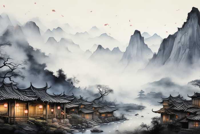 中国水墨故事，水墨中国绘本系列经典故事