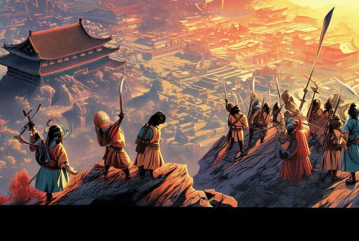中国历史故事连环画4张图；中国历史故事连环画4张图片