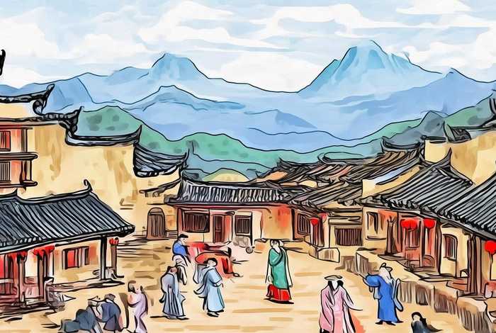 中国历史简笔画手绘 - 中国历史简笔画手绘图片