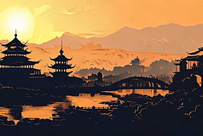 中国历史剪影；中国历史剪影图片