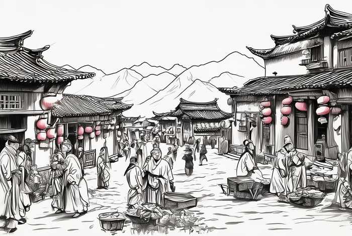 中国历史素描画（中国历史素描画图片）