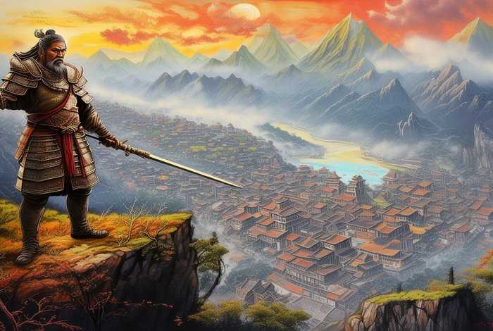 中国历史故事画画（中国历史故事绘画作品）