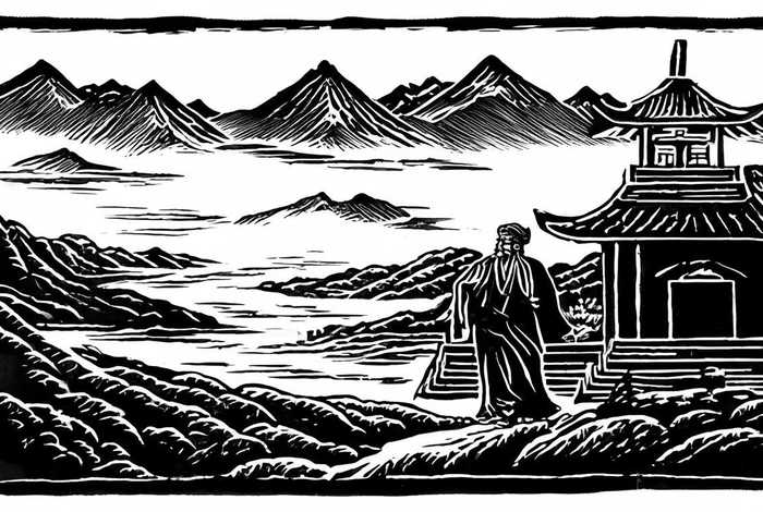 中国历史黑白版画作品、中国历史黑白版画作品图片