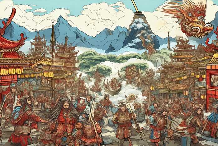 中国历史故事贴纸图片；中国历史故事贴纸图片大全