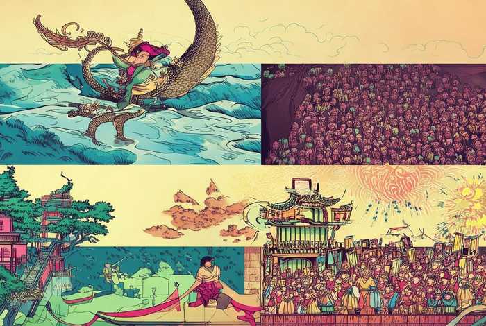 中国历史故事连环画3；中国历史故事连环画3幅