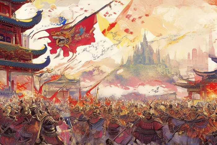 中国历史故事海报素材手绘，中国历史故事海报素材手绘图片