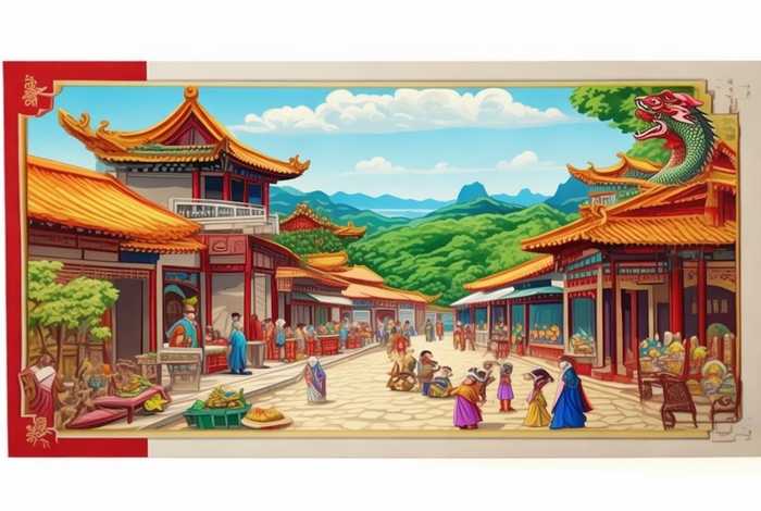 中国历史卡通 中国历史卡片设计
