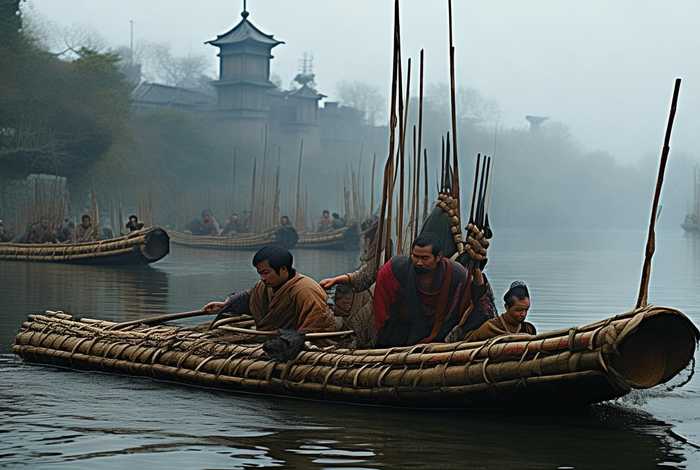 中国民间故事草船借箭；中国民间故事草船借箭思维导图