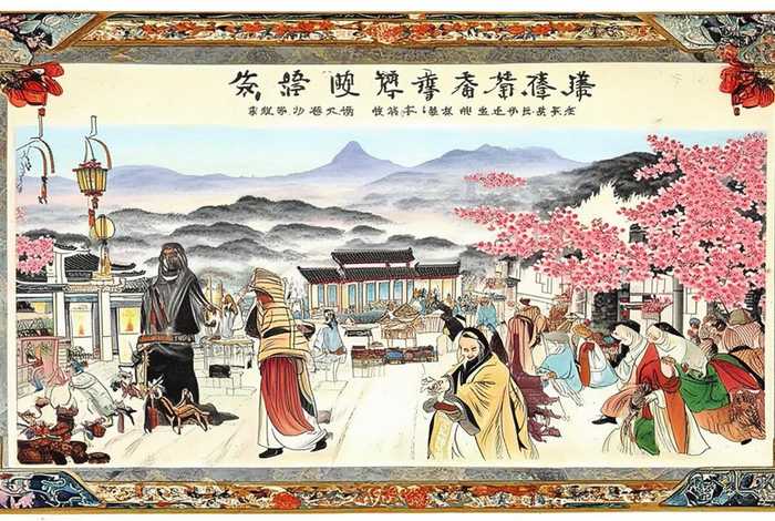 中国历史人文故事海报手绘，中国历史人文故事海报手绘图片