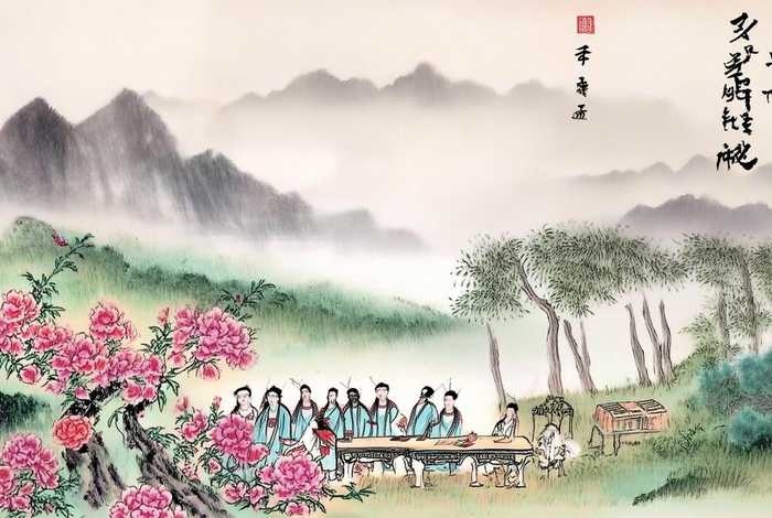 中国历史古画；中国古代历史绘画
