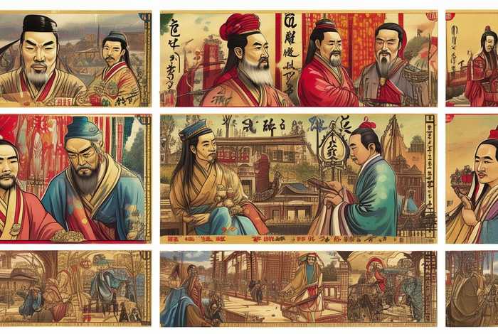 中国历史人物及故事情节手抄报，中国历史人物及故事情节手抄报图片