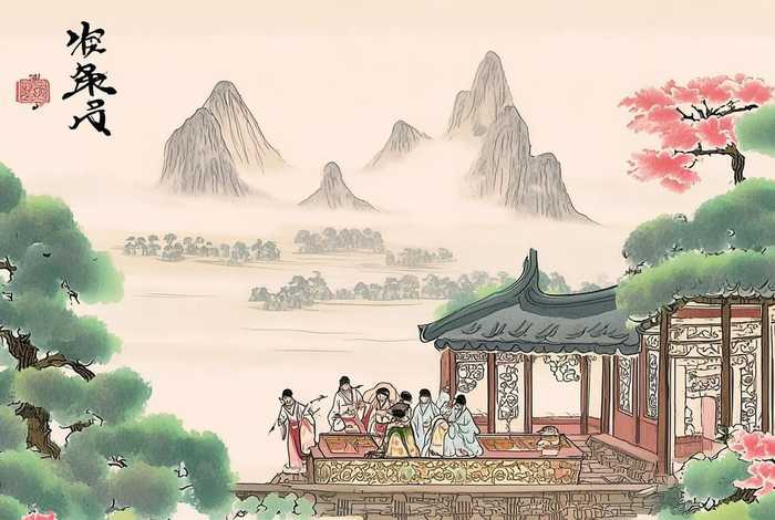 中国历史古画；中国古代历史绘画