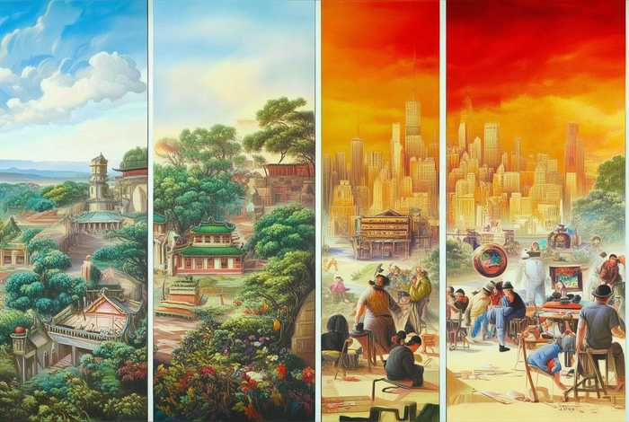 中国油画历史及其发展现状、中国油画历史及其发展现状研究