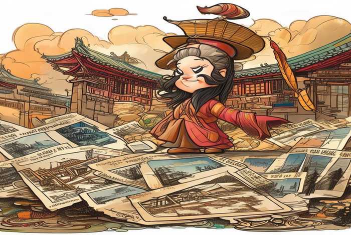 中国历史卡通故事的作者是谁 - 中国历史故事卡片