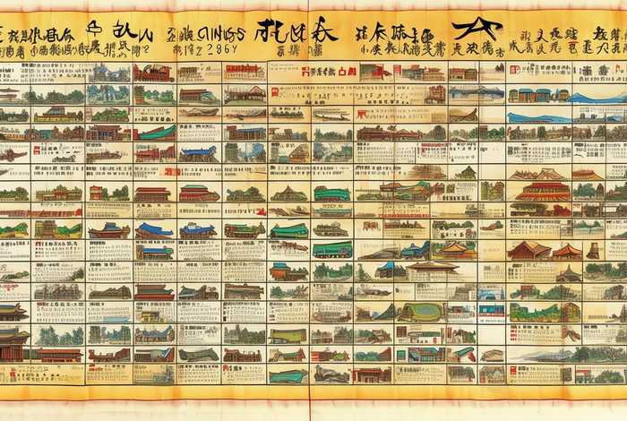 中国历史长卷手绘年表；中国历史长卷手绘年表pdf