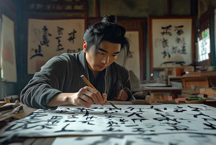 中国历史故事王羲之勤奋练字（王羲之勤练书法的故事50字）