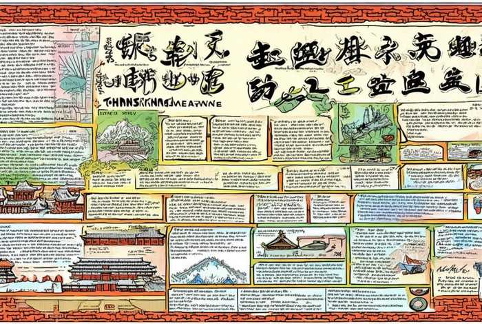 中国历史英语手抄报；中国历史英语手抄报模板