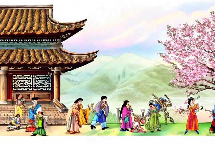 中国历史绘本绘画，中国历史绘本绘画图片