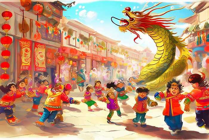 中国年的故事简笔画 关于中国年的简笔画 中国年的故事简笔画 关于中国年的简笔画