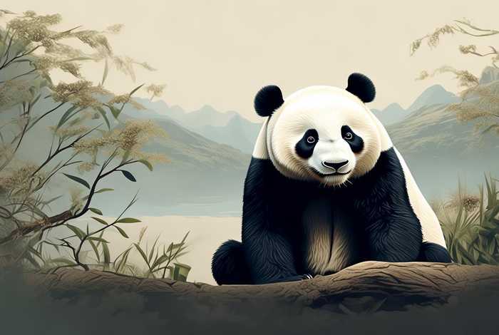 中国历史国宝熊猫图，中国历史国宝熊猫图片