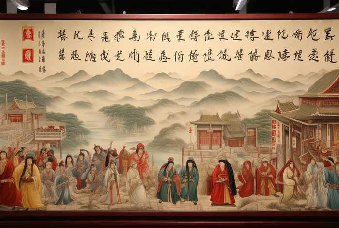 中国历史故事展板设计，中国历史故事展板设计图片