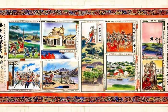中国历史故事图解手抄报，中国历史故事图解手抄报图片