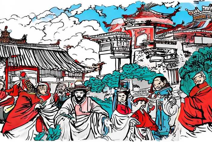 中国历史故事名著大全图片简笔画 中国历史故事名著大全图片简笔画手抄报