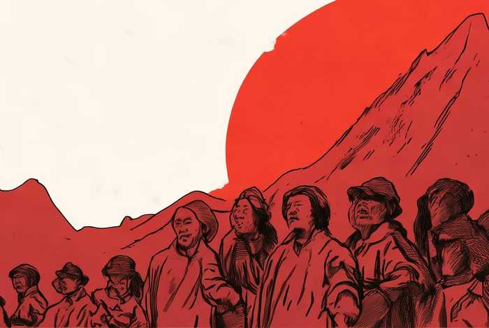 中国历史红色故事图片手绘 - 中国历史红色故事图片手绘简单