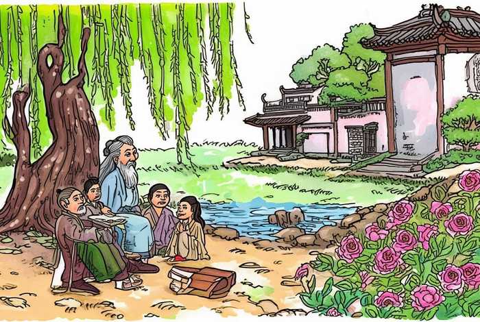 中国历史小故事手绘图，中国历史小故事手绘图片