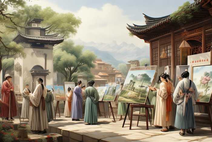 中国油画背后的故事（中国油画背后的故事有哪些）