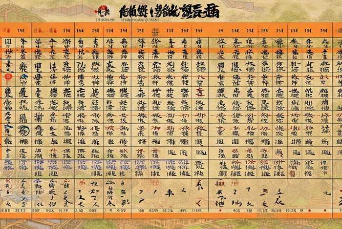 中国历史年号对照表、中国历史年号对照表图