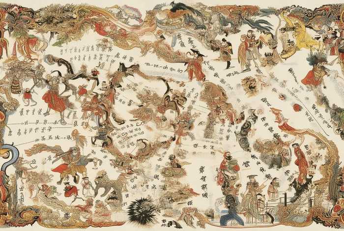 中国神话故事梳理人物关系图、中国神话故事梳理人物关系图片