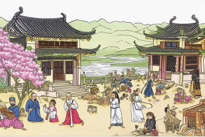 中国历史绘本绘画，中国历史绘本绘画图片