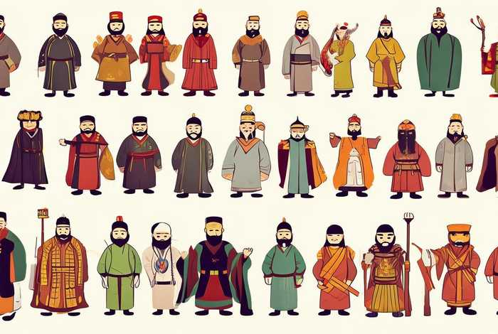 中国历史人物简笔画大全（中国历史人物简笔画大全图片）