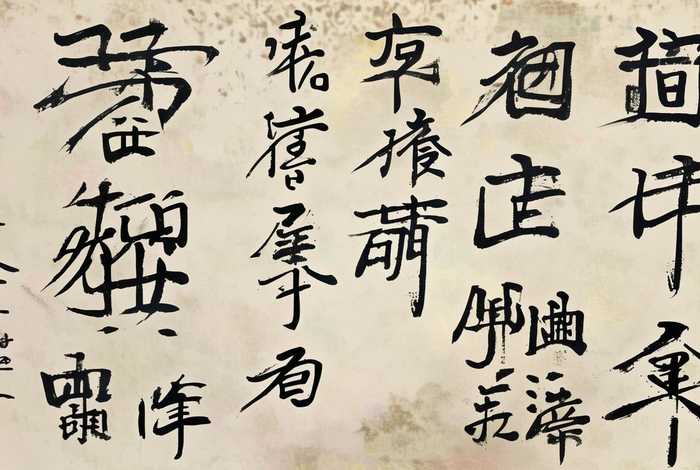 中国历史字体；中国历史字体图片