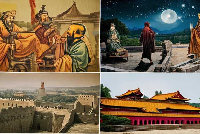 中国历史故事绘画四幅 中国历史故事绘画四幅图片