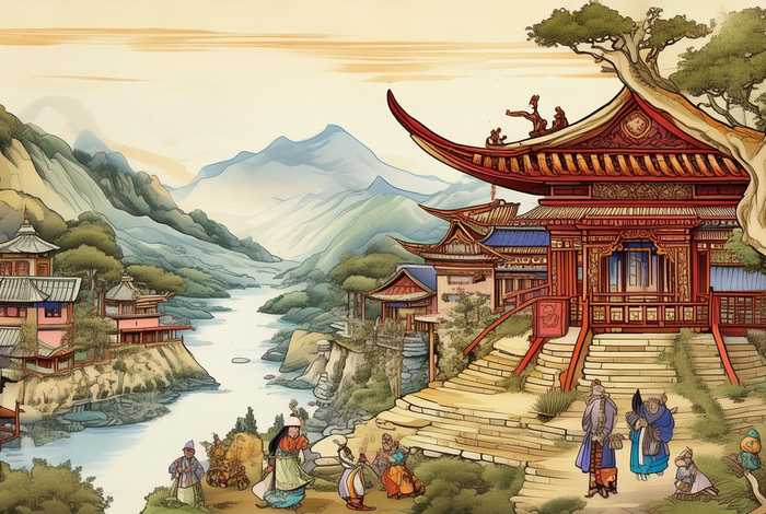 中国民间故事插画图片 中国民间故事插画图片手绘