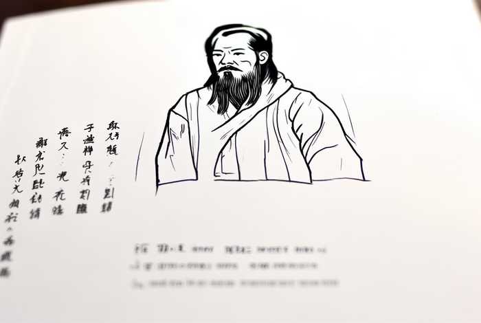 中国历史人物简笔画；中国历史人物简笔画加简介