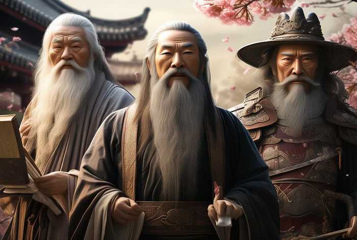 中国三位历史人物及他们的故事；中国三位历史人物及他们的故事是什么