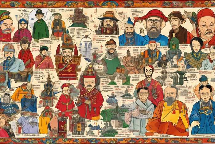 中国历史人物故事的思维导图 - 中国历史人物故事的思维导图手抄报