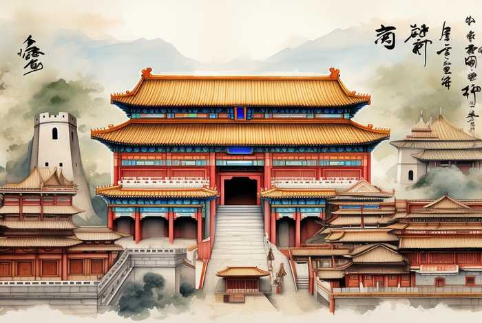 中国历史建筑物，中国历史建筑物手抄报