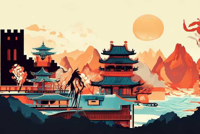 中国历史文化名片简笔画（中国历史文化名片简笔画怎么画）