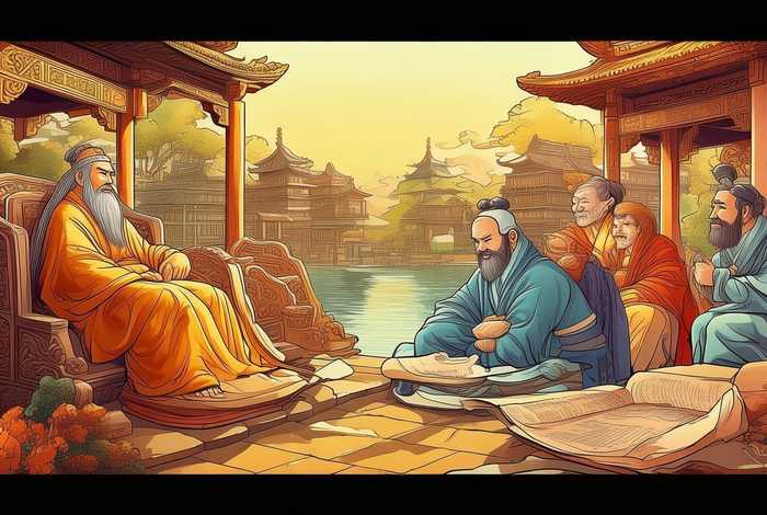 中国历史故事绘画插图素材；中国历史故事绘画插图素材图片